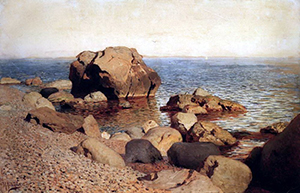 Левитан И. У берега моря. Крым. 1886